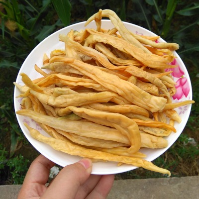 湖南益陽土特產農家自制白辣椒 卜辣椒湘菜炒臘味500g