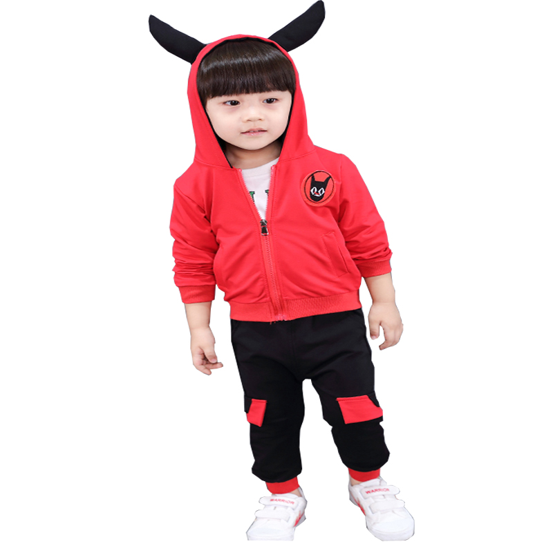 Boys' suit suit three piece girls' spring 0-4 years old 3 children's small suit girls' fashion spring and Autumn