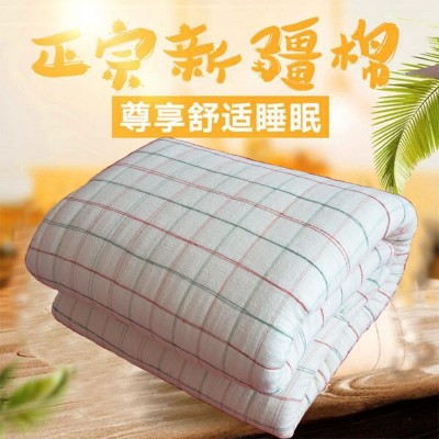 75436/新疆长绒纯100%全棉单人棉胎被芯床垫被褥子冬被棉絮手工棉被