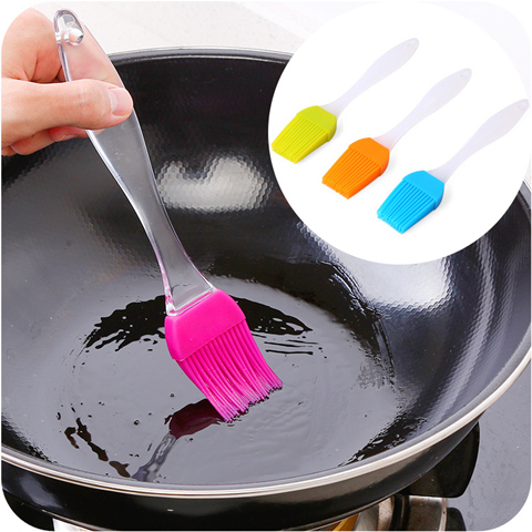 Silicone oil brush small barbecue brush high temperature resistant no hair loss Kitchen Baking tools cake oil brush seasoning household brush